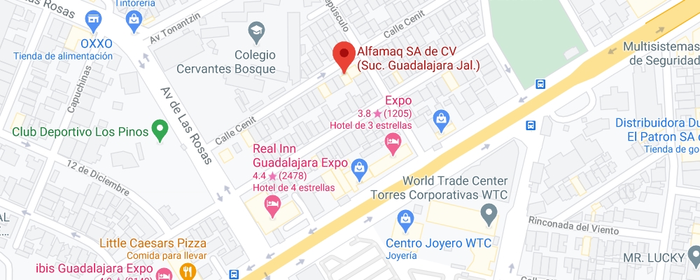 Mapa Alfamaq Guadalajara